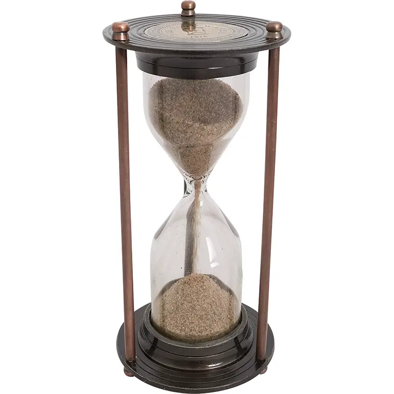 Origen del reloj de arena, Evolución del reloj de arena