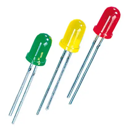 Componentes electrónicos diodo led